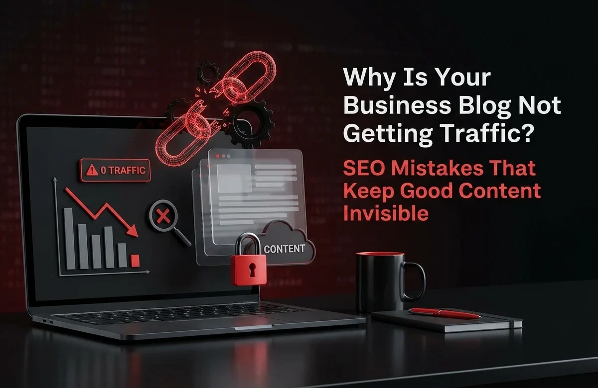 Why Is Your Business Blog Not Getting Traffic? SEO Mistakes That Keep Good Content Invisible