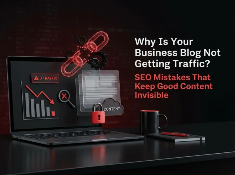 Business blog SEO mistakes traffic 20261023160525 Digital Marketing & Creative Agency - Strategos Media Solutions