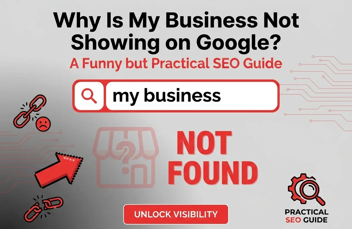 Why Is My Business Not Showing on Google? A Funny but Practical SEO Guide